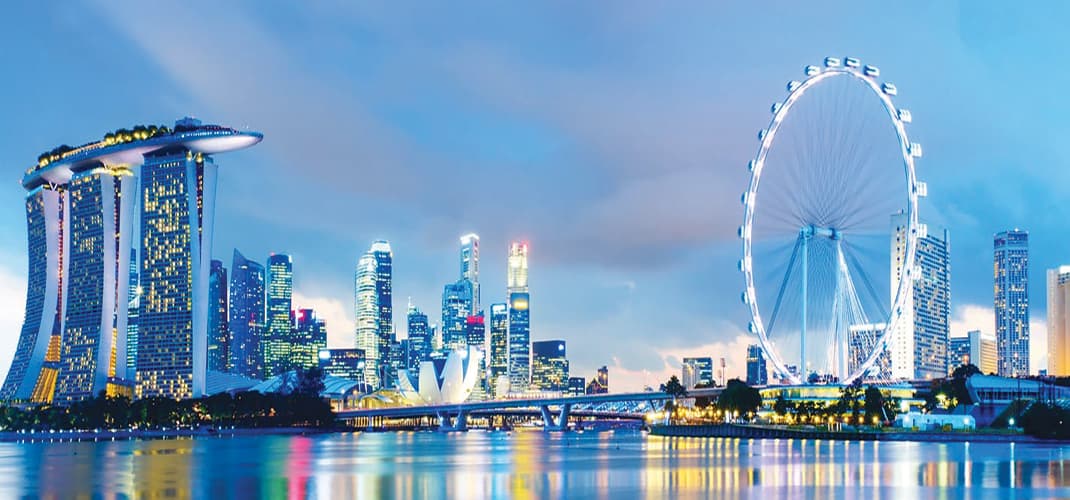 Panoramic View over Singapore