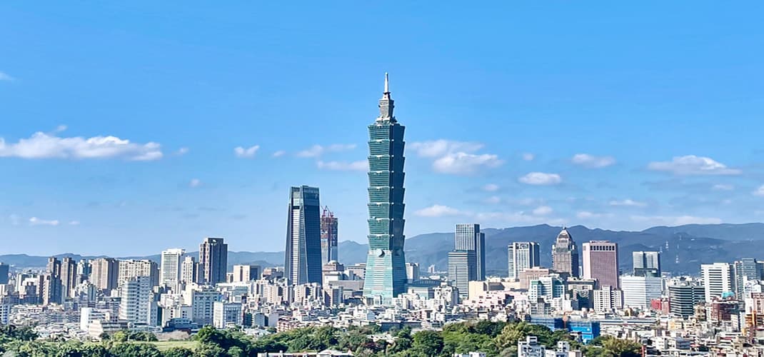 Taipei with Taipei 101, Taiwan