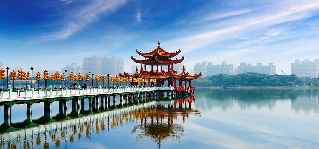 Overlooking Kaoshiung from the Water, Taiwan