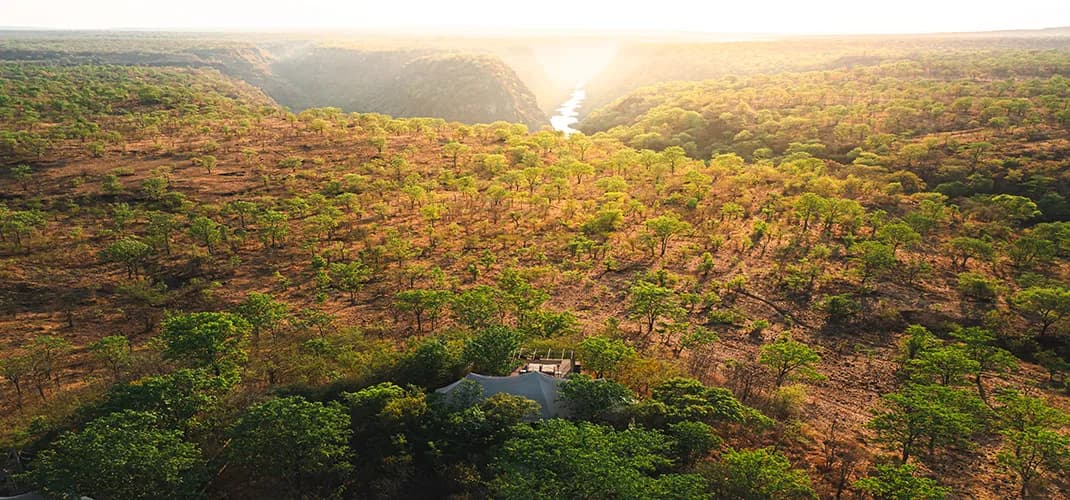 The Elephant Camp, Victoria Falls, Zimbabwe